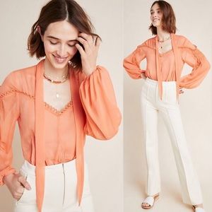 Ranna Gill Wheatley Peasant Top